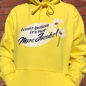 Marc Jacobs Yellow Hoodie with Floral Design